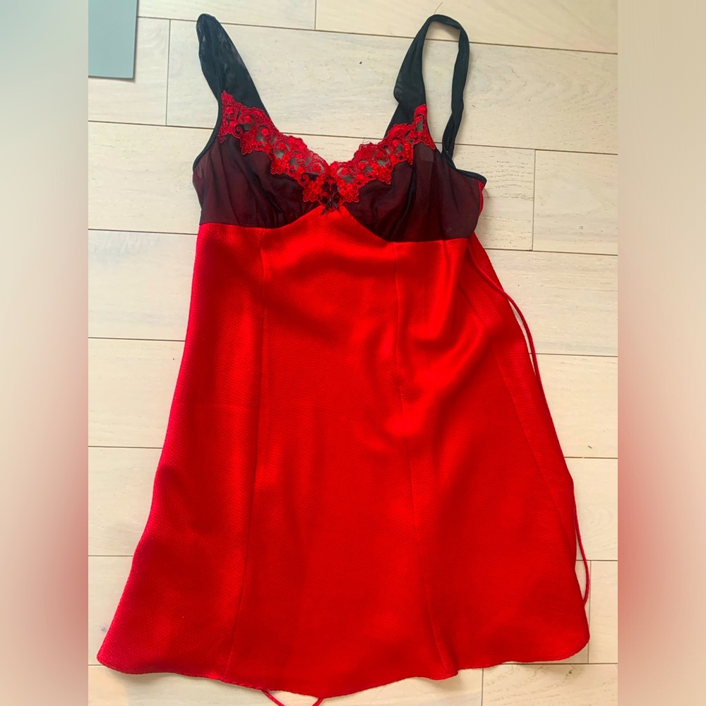 Linea Donatella Satin slip dress